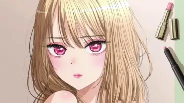 Marin Kitagawa With Lipsticks live wallpaper download