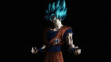 Goku Strength on Black Background live wallpaper download
