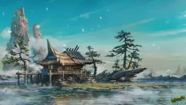 Lonely House Near the Lake live wallpaper download