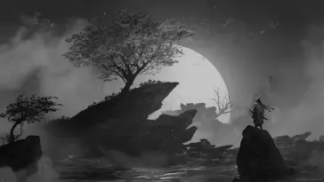 Samurai Spirit Under the Moon live wallpaper download