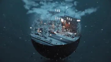 City Snow Globe live wallpaper download