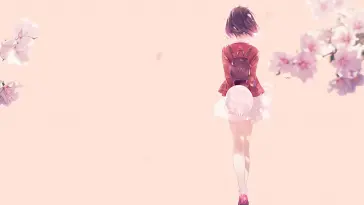 Anime Girl Walking live wallpaper download