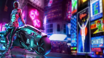 CYBERPUNK Neon BIKER live wallpaper download