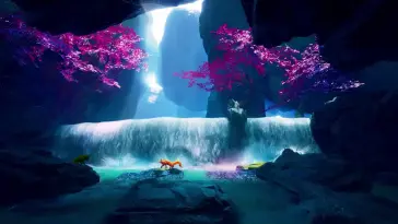 Fox Near Waterfall live wallpaper download