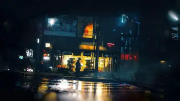 Samurai in Japan City live wallpaper download