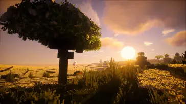 Minecraft Sunset live wallpaper download