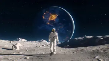 Spaceman Walking live wallpaper download