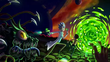 Morty vs Monsters live wallpaper download