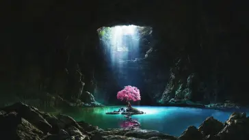 Cave Tree live wallpaper download