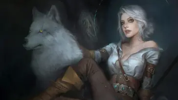Cirilla With the Wolf live wallpaper download
