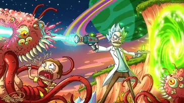 Rick and Morty's Space Adventures live wallpaper download