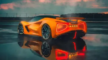 Lotus Evija in the Rain live wallpaper download