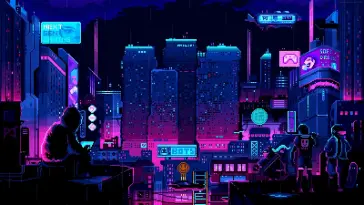 Asus ROG Pixel City live wallpaper download