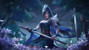 Azure Woman Warrior live wallpaper download