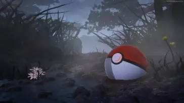 Pokeball in Rain live wallpaper download