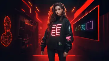 Gamer Girl (AI) live wallpaper download