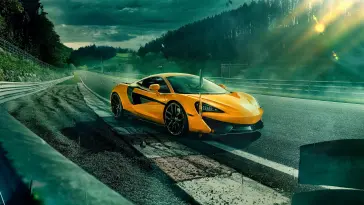 McLaren 570S Rolling Wheel live wallpaper download