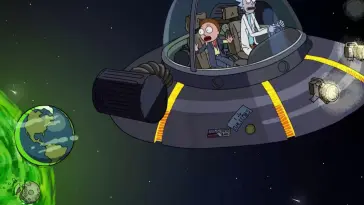 Rick and Morty in Outer Space live wallpaper download