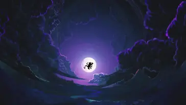 Luffy's Resolve Under the Night Sky live wallpaper download