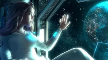 Girl in Space live wallpaper download