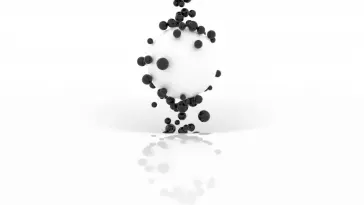 Black & White Floating Spheres live wallpaper download
