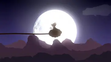 Kid Goku on Kintoun live wallpaper download