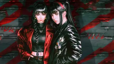 Noir Tresses in the Rain live wallpaper download