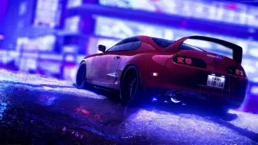 Red SUPRA TOYOTA TOKYO live wallpaper download