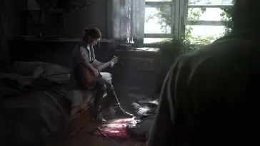 Ellie Playing Guitar live wallpaper download