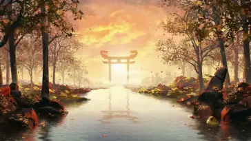 Japanese Fall Arch live wallpaper download