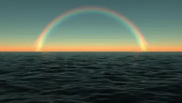 Rainbow Above Ocean live wallpaper download