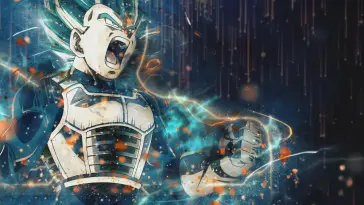 Blue VEGETA From DRAGON BALL live wallpaper download