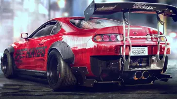 Toyota Supra Red (NFS) live wallpaper download