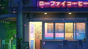 Lofi Cafe in Evening live wallpaper download