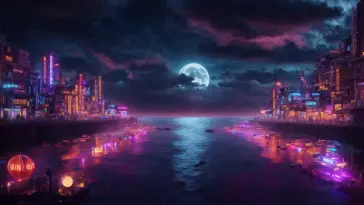 Moon at Night live wallpaper download