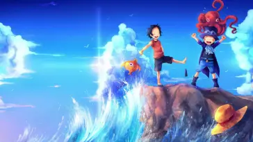 Luffy, Ace and Sabo in Childhood live wallpaper download