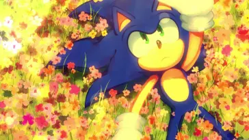 Sonic in Flowers live wallpaper download