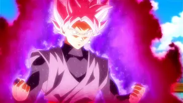 Black Goku Rose Releasing Energy (Dragon Ball) live wallpaper download