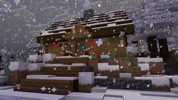 Christmas in Minecraft live wallpaper download