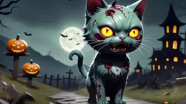 Halloween Cat live wallpaper download