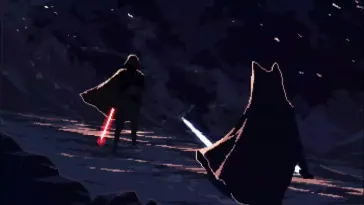 Ahsoka vs Vader (Pixel Art) live wallpaper download