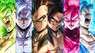 A Photo Deck of DRAGON BALL SAIYANS live wallpaper download