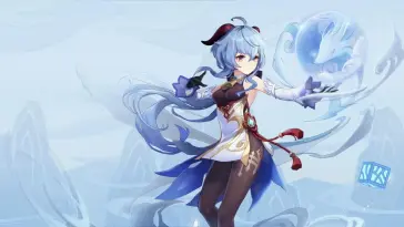 Ganyu’s Glacial Attack live wallpaper download