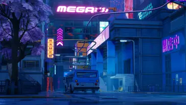 Fortnite Neon City live wallpaper download