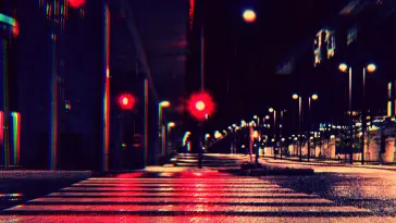 Street Lights in Rainy Night live wallpaper download