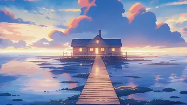 Beach House in Japan live wallpaper download