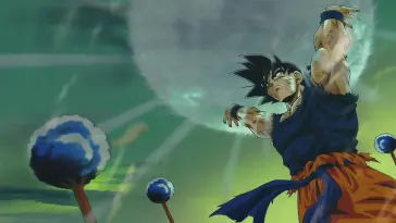Goku Gathering Energy animated wallpaper download