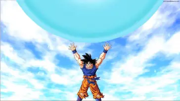 Goku Gathering Energy (Dragon Ball) live wallpaper download