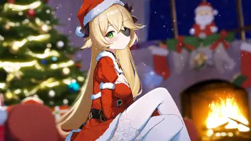 Christmas Fischl live wallpaper download