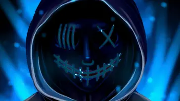 Neon Mask live wallpaper download